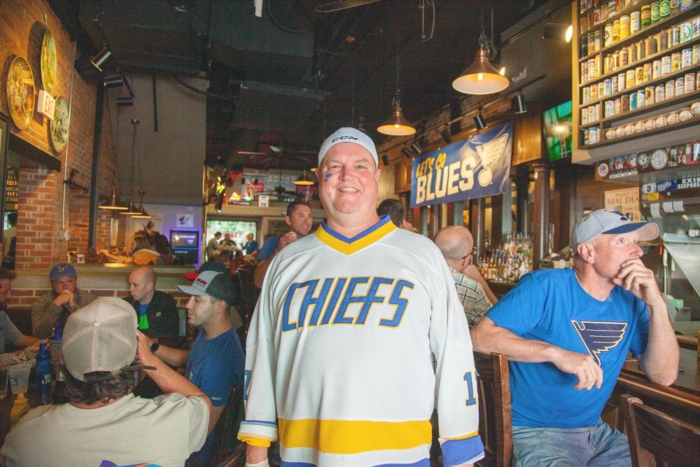 PLAY GLORIA: Falstaff’s Local owner Scott Morris says the sports bar has reached capacity during the St. Louis Blues’ Stanley Cup run.